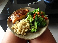 my dinner is freaking tasty!