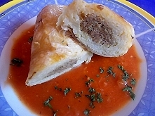 Cytrynowy ryż, mielona łopatka, młoda i kiszona kapusta czyli....gołąbki de luxe.