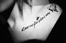 love me for who i am