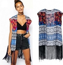 Kardigan. Połączenie stylu azteckiego i boho. Po kliknięciu w zdjęcie więcej rozmiarów.