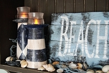 Swieczniki w kształcie lata...