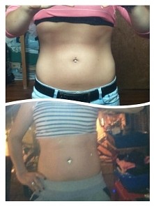 Miesiąc diety i troche ćwiczeń ;) Niestety brak czasu na treningi... ;/