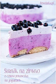 Sernik na zimno z serków homogenizowanych (jogurtach)ilovebake.pl
