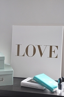 obraz LOVE IN VOGUE 50/50cm