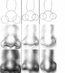 jak narysować nosek