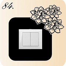 Naklejki pod kontakt. Różne wzory i kolory.