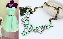 Naszyjnik kolia cyrkonie kw...