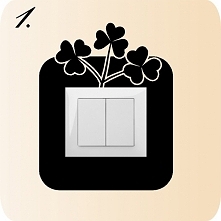 Naklejki pod kontakt. Różne wzory i kolory.