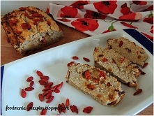 KOKOSOWO- AMARANTUSOWY CHLEBEK Z JAGODAMI GOJI