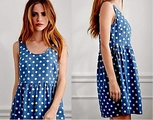 SUPER VINTAGE SUKIENKA JEANSOWA W KROPKI PO KLIKNIĘCIU NA ZDJĘCIE PRZEJDZIESZ DO ROZMIARÓW I ZDJĘĆ POLECAM MODHOUSE