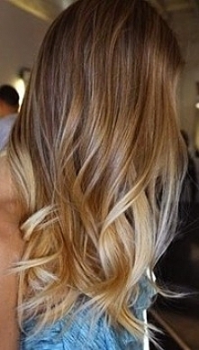 włosy ombre