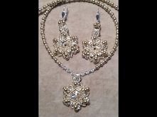 Christmas Star Earrings and Pendant Tutorial