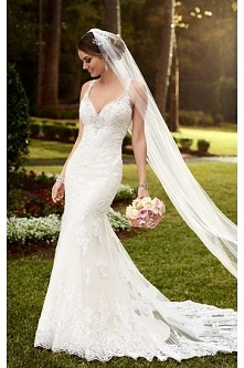 Stella York Sparkling Train Wedding Dress Style 6142