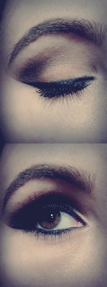 Mój makijaż dla brązowych o...