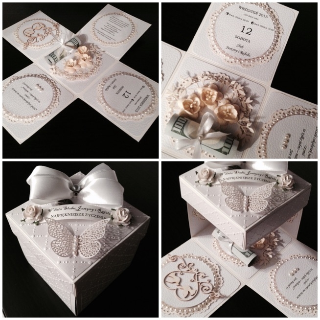 ślubny Exploding Box