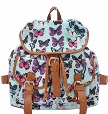 PLECAK DAMSKI W MOTYLE VINTAGE RETRO KIESZENIE KLAMRY PŁÓTNO PO KLIKNIĘCIU NA ZDJĘCIE PRZEJDZIESZ DO RÓŻNYCH WZORÓW, KOLORÓW I CENY POLECAM MODHOUSE
