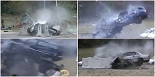 Crash test samochodów przy 200 km/h. Wstrząsające wideo!