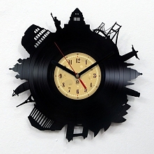 Zegar z płyty winylowej