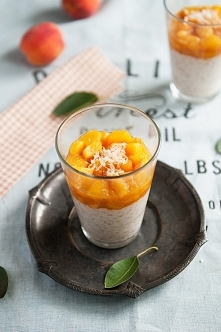 Pudding ryżowo brzoskwiniowy

Składniki na pudding:

- 1/2 szklanki brązowego okrągłego (krótko ziarnistego) ryżu,
- 1 szklanka mleka kokosowego z puszki,
- 1/2 łyżeczki mielone...