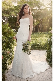 discount 58% off Essense of Australia Wedding Dress Style D1928 at low prices under $500
