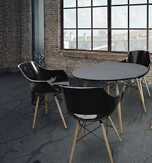 Krzesło - Quadre - Palla - czarne