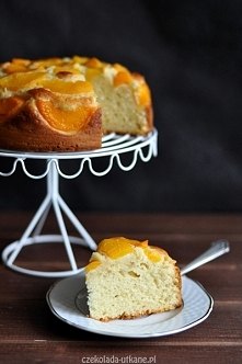 Ciasto jogurtowe z brzoskwiniami
Składniki
(użyłam tortownicy 22 cm, bo chciałam, by było wysokie,
jednak polecam upiec je w formie 25 cm x 35 cm):

4 jajka 
1 szklanka jogurtu ...