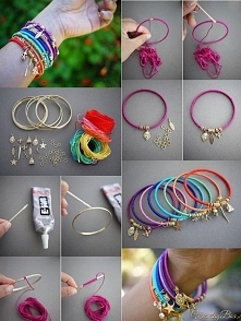 Bransoletki z zawieszkami DIY