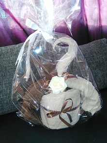 Tort z ręczników ;)