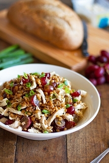 Honey Chicken Salad With Grapes And Feta