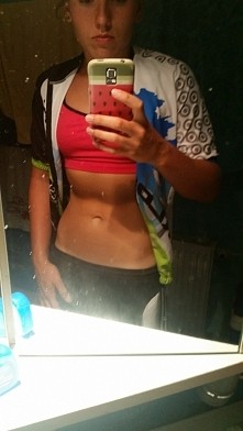 trening rowerowy wczoraj 50 km i trening na basenie 3 km <3