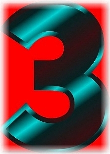 Numerologia - liczba trzy - sprawdź na blogu co to oznacza...