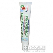 Maść witaminowa A,E,F  z firmy Gorvita. Wklepuję w twarz na wieczór przed snem jest rewelacyjna.POLECAM.