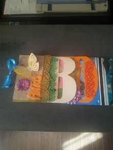 Albumik scrapbookingowy.