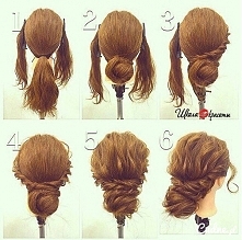 Piękny, efektowny kok