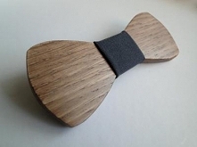 Drewniana muszka, świetny p...