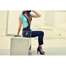Miętowy Crop Top - 14,99zł - klik w zdjęcie