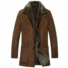 Marseille Mens Shearling Sheepskin Car Coat