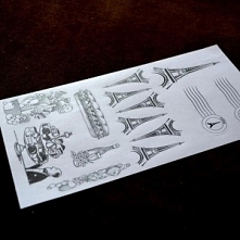 zestaw naklejek france