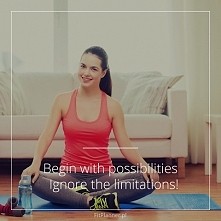 "Zacznij od możliwości, zignoruj ograniczenia!"

Większość ludzi zaczyna nowe rzeczy w poniedziałek - czy to nowa dieta, czy nowy sport :)

Początki zawsze są trudne. ...