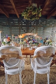 wedding in the garden..