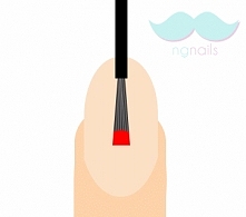 tutorial jak malować paznokcie, więcej na ngnails.blogspot.com