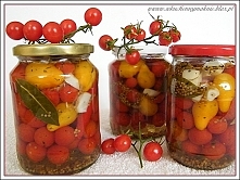 POMIDORKI KOKTAJLOWE MARYNOWANE NA OSTRO (przepis po kliknięciu w zdjęcie)