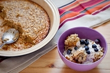 Zapiekana owsianka z bananami