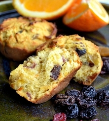 Muffinki pomarańczowe z ciecierzycą – bez mąki, cukru oraz tłuszczu!