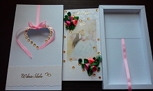 Kartka ślubna wysuwana z pudełka...