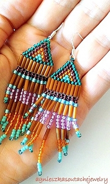 indiańskie kolczyki