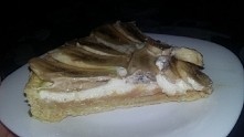 tarta bananowa z bitą śmietaną i masą kajmakową - pycha