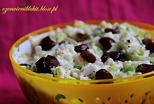 Surówka z porów z żurawiną

Składniki:

-2 pory
-1 duże soczyste jabłko
-sól 
-biały pieprz
-cukier
-1 łyżeczka majonezu
-1 łyżeczka musztardy
-1/2 szklanki jogurtu naturalnego
...