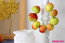 Wianek z jabłek / wreath with apples - twojediy.pl