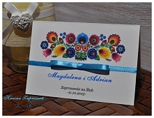 Zaproszenia ludowe folk